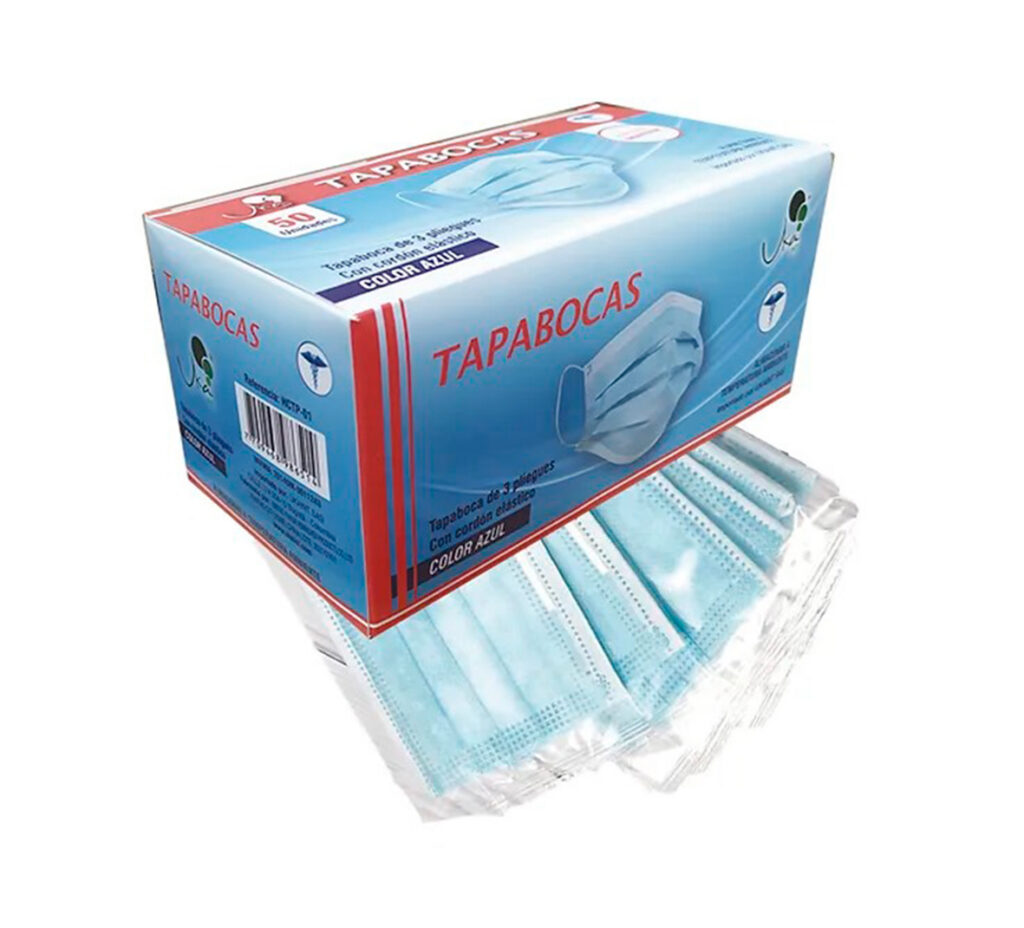 Tapabocas quirúrgico x50