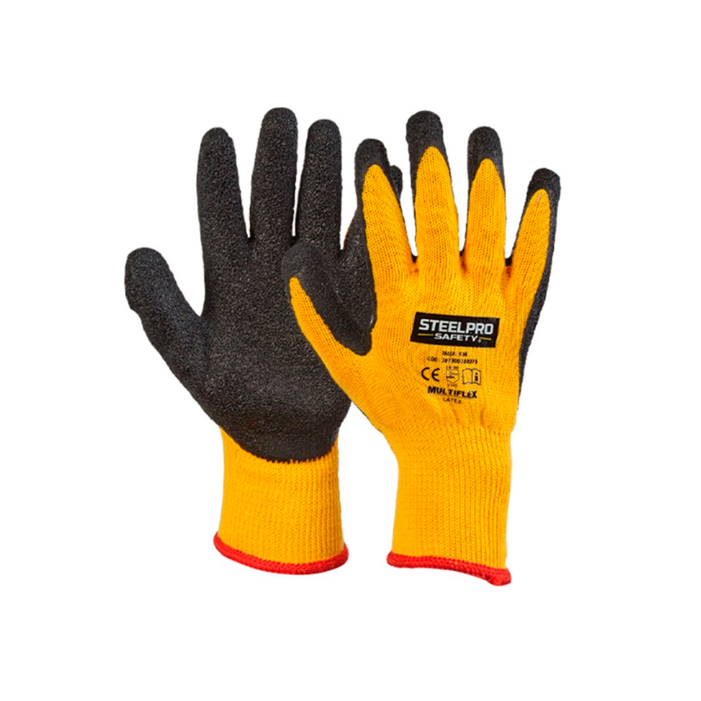 Guantes Steelpro multiflex latex