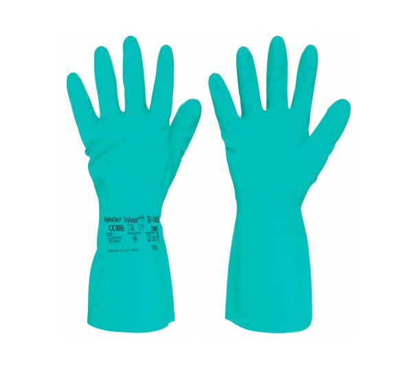 Guantes nitrilo Solvex 13"