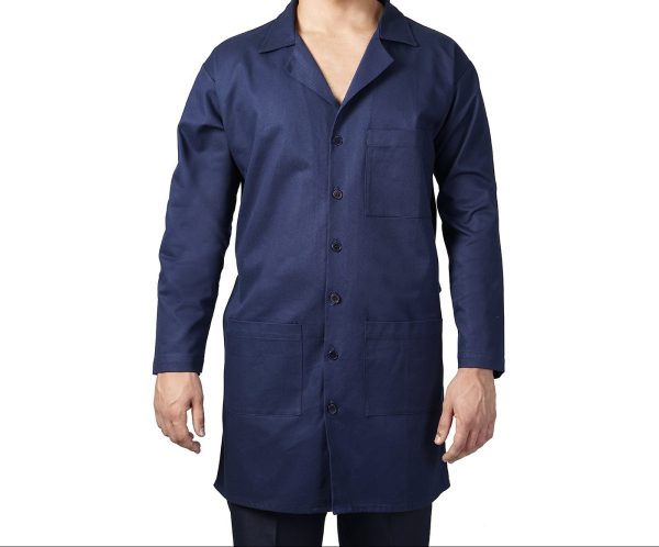 Bata drill azul