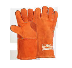 Guante Soldador Carnaza Naranja S/R STEELPRO