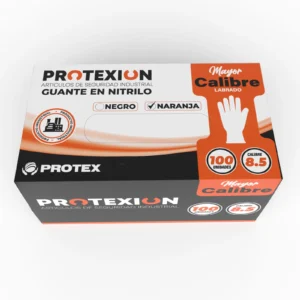 Guante Nitrilo Texturizado Protexion  C8.5 X 100 und