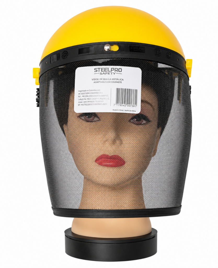 CARETA GUADAÑAR CON VISOR MALLA COMPLETA STEELPRO