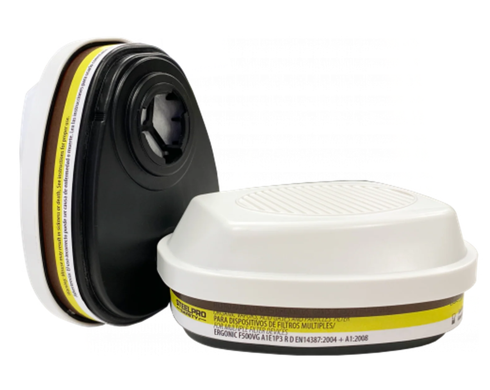 FILTRO ERGONIC F500VGP3 GASES ACIDOS, V.ORGANICOS Y PARTICULAS PAR